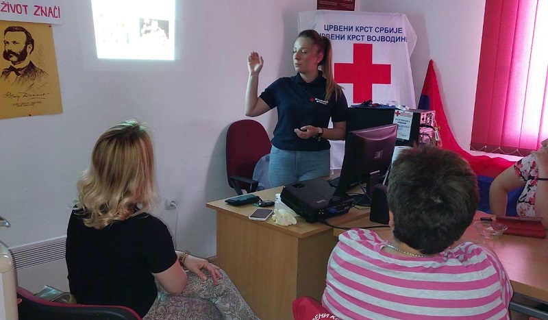 Predavanje o pravilnoj ishrani i dijabetesu u Crvenom krstu u Alibunaru